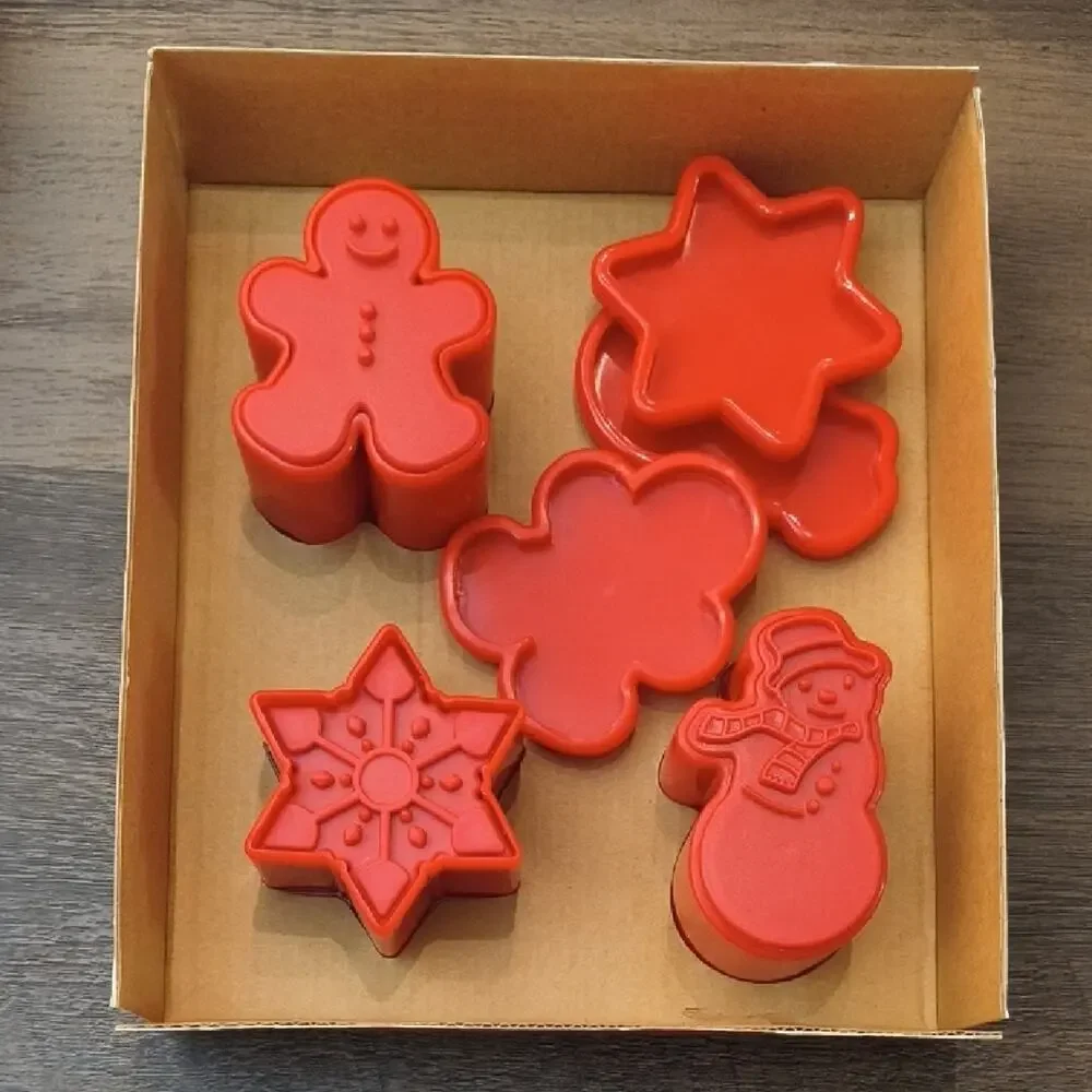 Williams Sonoma Winter Holiday Ice Cream Sandwich Molds Set Of 3, GU